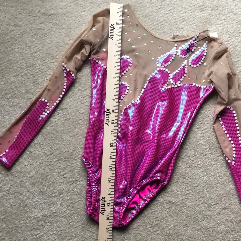 Gymnastic competition leotard custom made - Picture 7 of 16